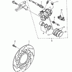 XT 600E Задний суппорт тормозной