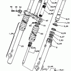 XT350D Передняя вилка