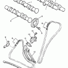 XVZ 1300 Цепь механизма газораспределения