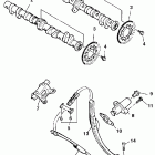 FZR600RD Цепь механизма газораспределения