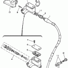 WR 250 Главный тормозной цилиндр,передний