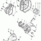 FZR600RD Крышка картера двигателя