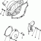 WR500ZD Крышка картера двигателя