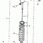 WR 500Z Амортизаторы задние
