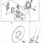 WR 500Z Передний тормозной суппорт