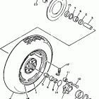 VMX12D/VMX12DC Заднее колесо