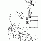 XJ 600S Коленчатый вал и Поршень