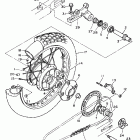 XT 600E Заднее колесо