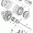 FZR600RD Сцепление