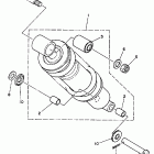 TW 200 Амортизаторы задние