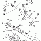FZR600RD Водяной насос