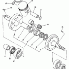 RT 100 Коленчатый вал и Поршень
