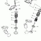 XV750DC/XV750D Клапана
