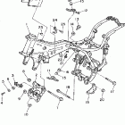 XV750DC/XV750D Рама