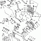 VMX12D/VMX12DC Радиатор и Патрубки