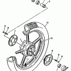 XV 1000 Переднее колесо