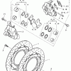 FJ1200 Передний тормозной суппорт