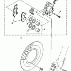 WR 250 Передний тормозной суппорт