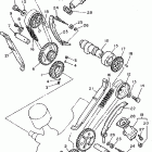 XV750DC/XV750D Цепь механизма газораспределения