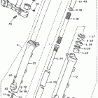 XV750DC/XV750D Передняя вилка