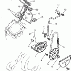 XV750DC/XV750D Масляный насос