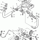 XV750DC/XV750D Выхлопная система