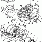 XV1100D/XV1100DC Крышка картера двигателя