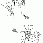 FZR600RD Рулевые переключатели