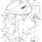 FZR 1000 Топливный бак  (только шт. Калифорния)