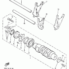XVZ 1300 Shift cam-fork