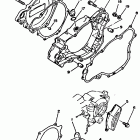 YZ 250 Крышка картера двигателя