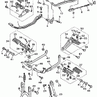 Virago 750 Подножки
