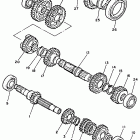 Virago 750 Трансмиссия