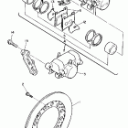 FJ1200 Задний суппорт тормозной