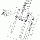 PW 50 Передняя вилка