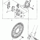 WR 250 Передний тормозной суппорт