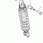 FJ1200 Амортизаторы задние