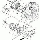 YSR 50 Заднее колесо