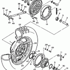 Virago 750 Заднее колесо