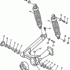 Virago 750 Подвеска задние амортизаторы