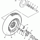 VMX 1200 Заднее колесо