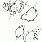 YZ 80 Крышка картера двигателя