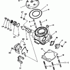 YZ 125 Головка цилиндра