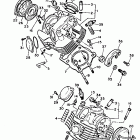 Virago 750 Головка цилиндра