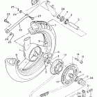 FZR 600R Заднее колесо