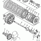 Virago 750 Сцепление