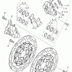 FZR 600R Передний тормозной суппорт