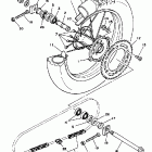YZ 125 Заднее колесо