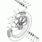 YZ 80 Переднее колесо