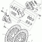FZR 1000 Передний тормозной суппорт